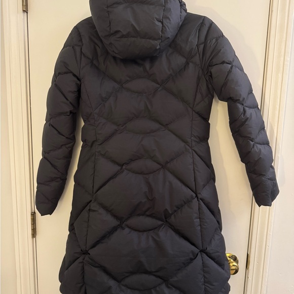 North Face 550 Long Black Puffer Coat - Picture 6 of 14